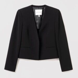 Judith & Charles Black Open Blazer